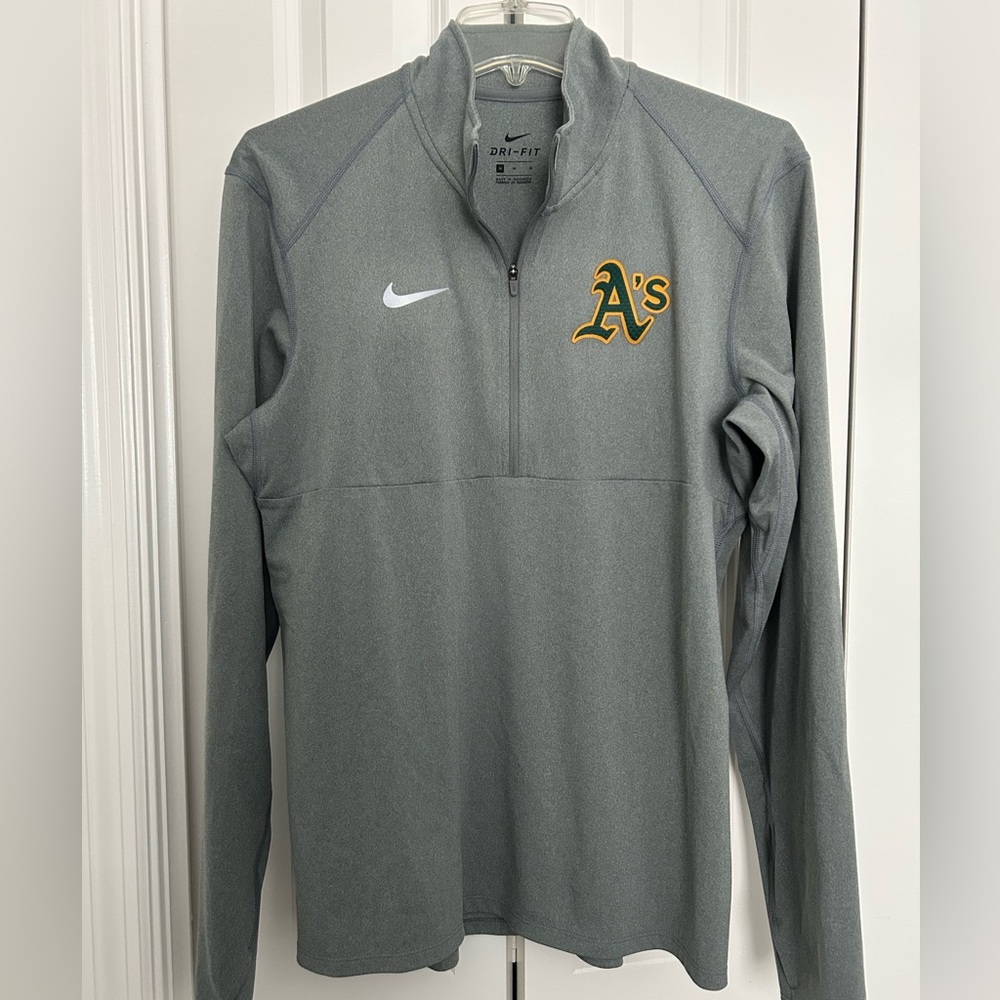 Oakland A’s Nike Gray Pullover